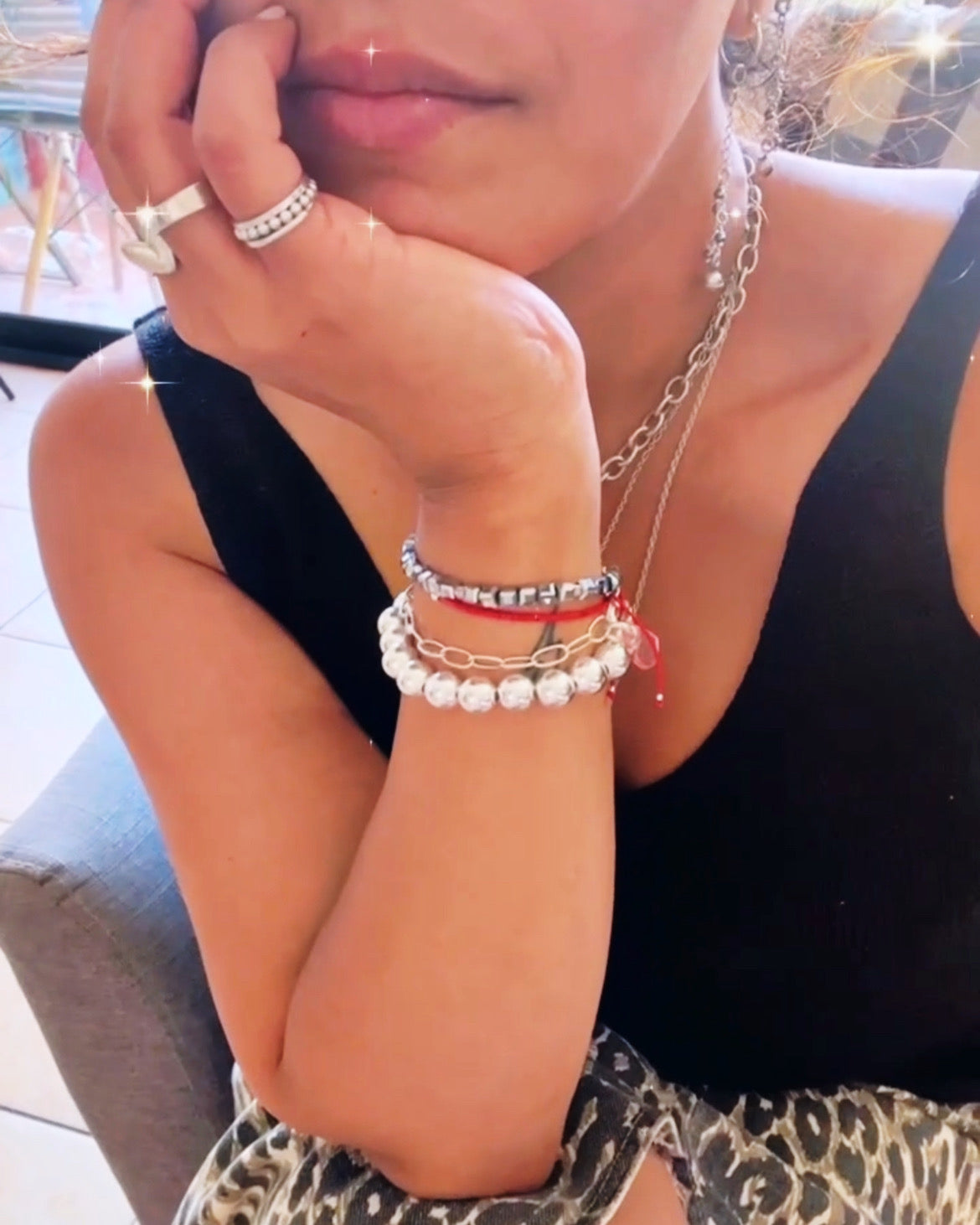 Pulsera Maxi Bolitas