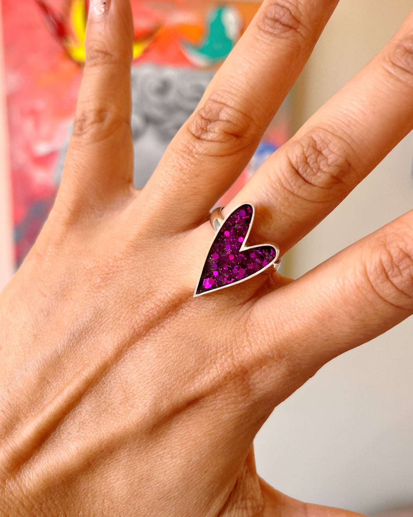 Anillo de Corazón Shinny
