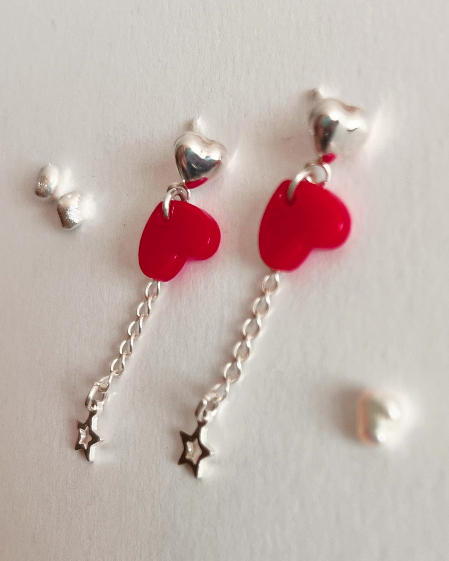 Aros Corazón Colgante