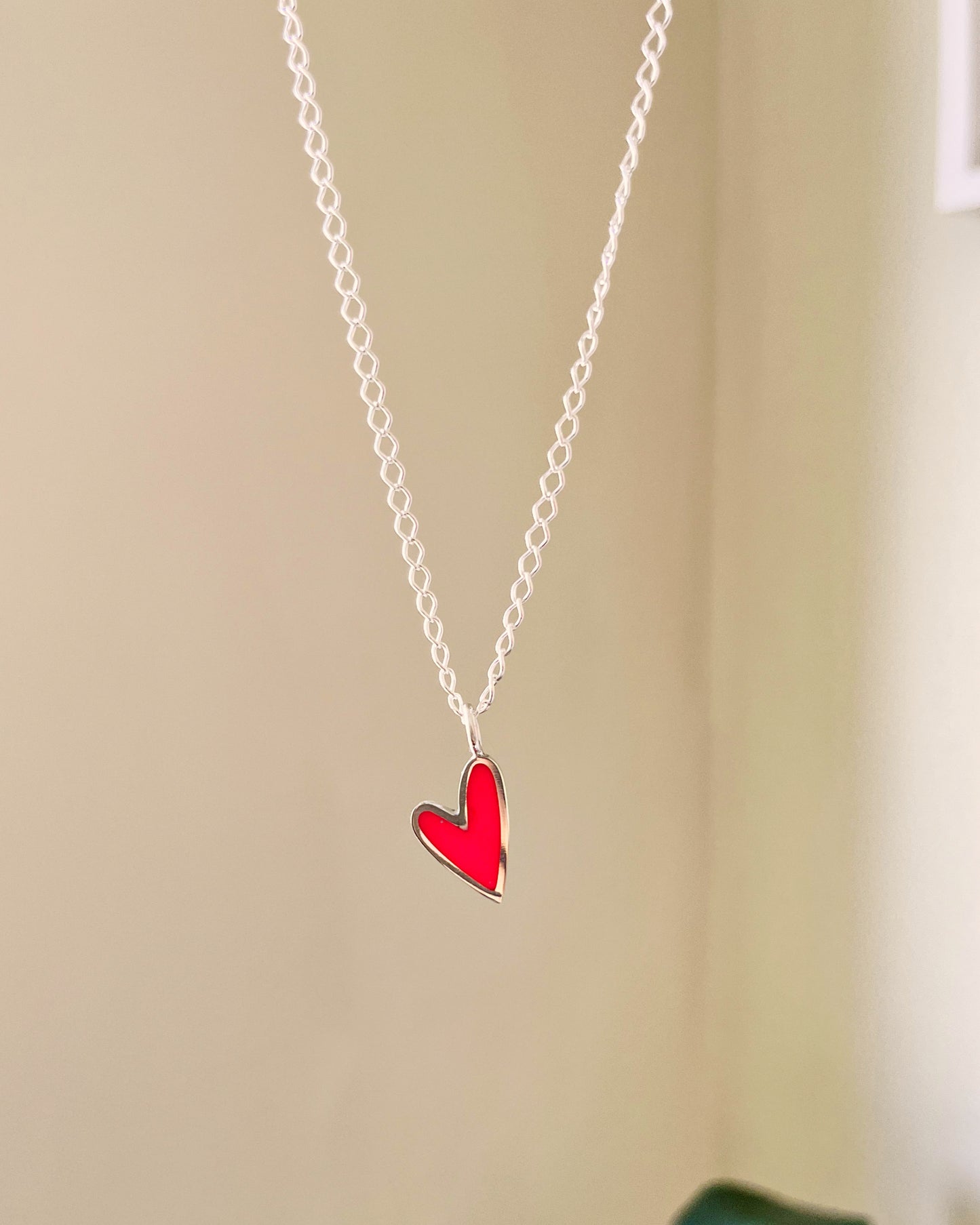 Cadena con corazón S
