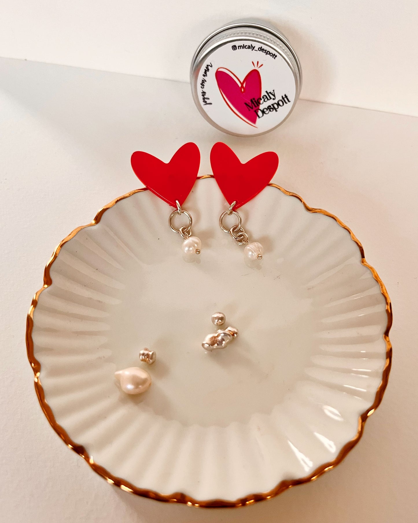 Aros Amor Perlado