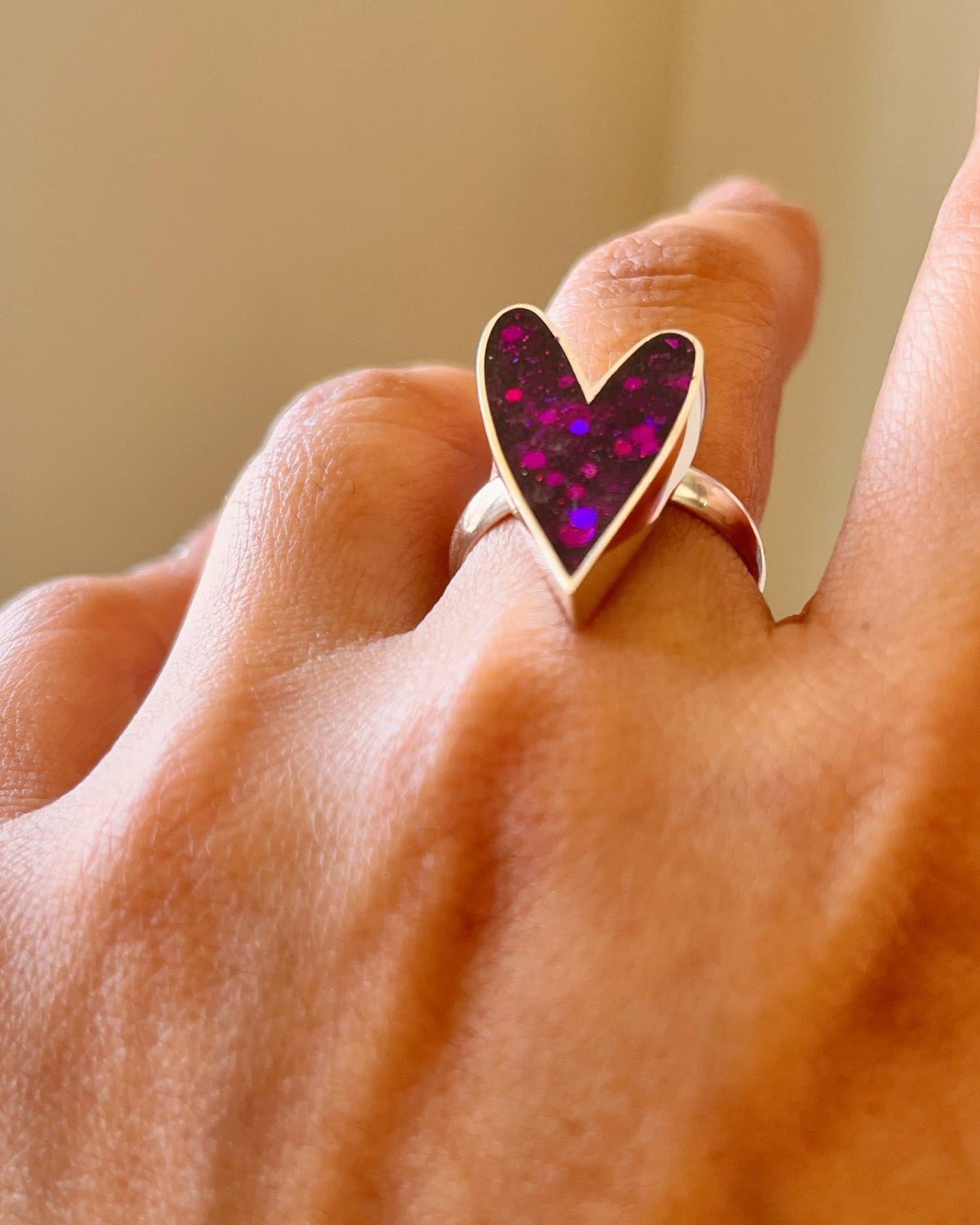Anillo de Corazón Shinny