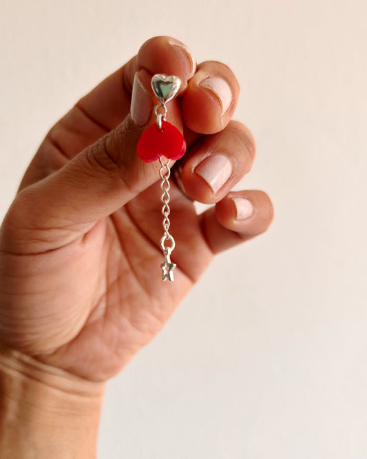 Aros Corazón Colgante