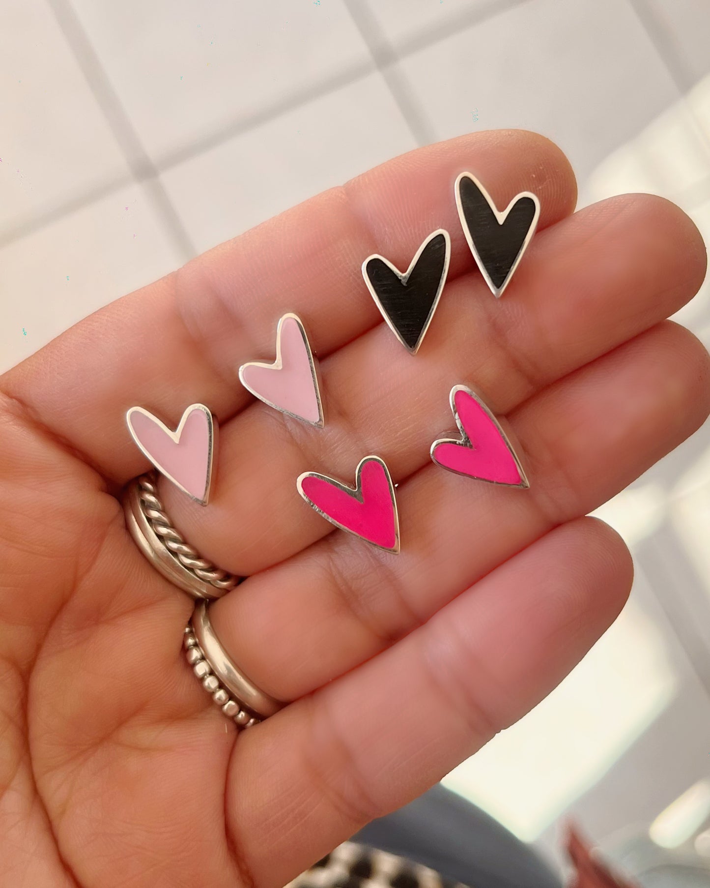 Aros Mini corazón