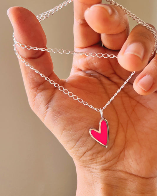 Cadena con corazón S