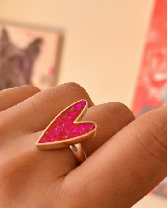Anillo de Corazón Shinny
