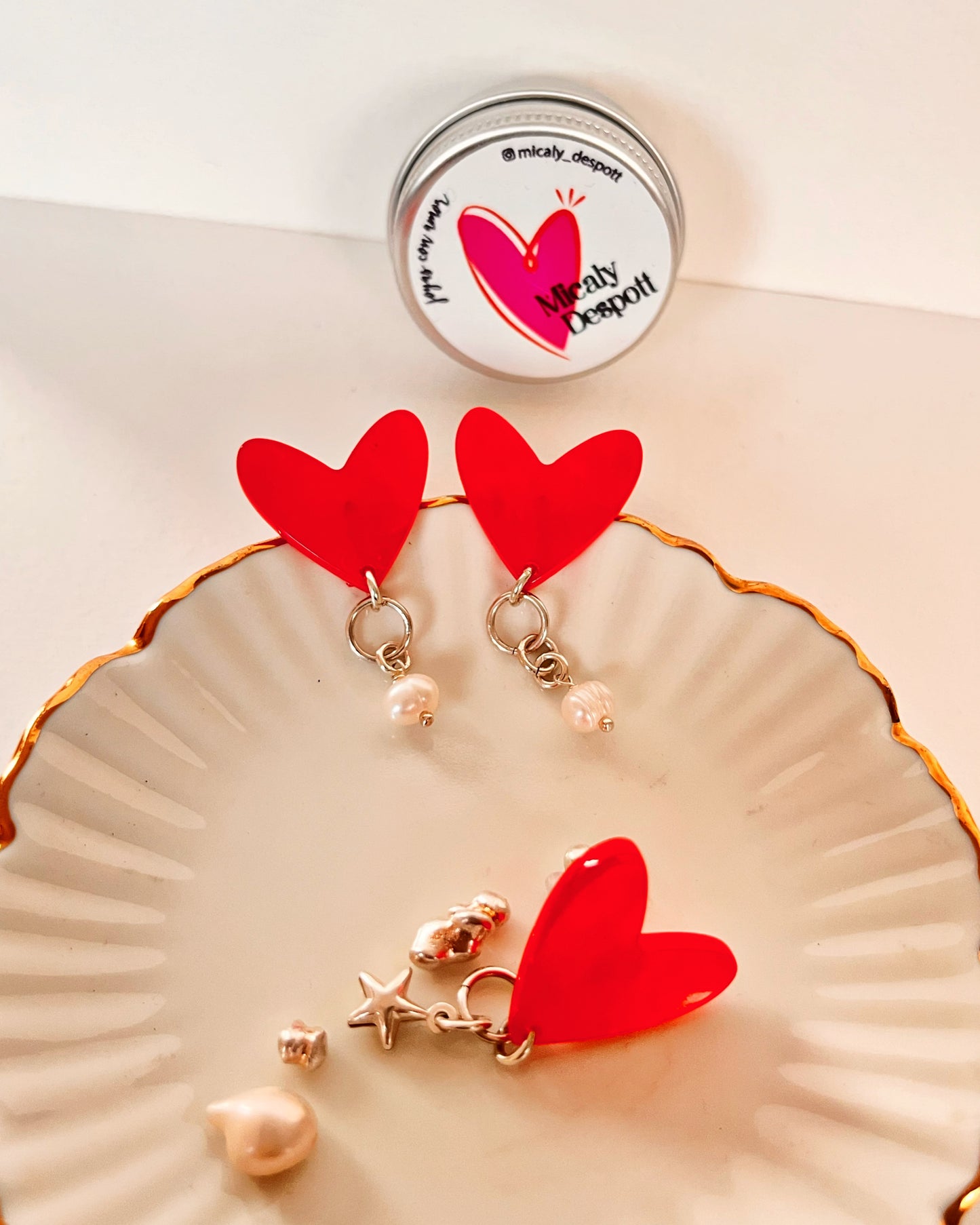 Aros Amor Perlado