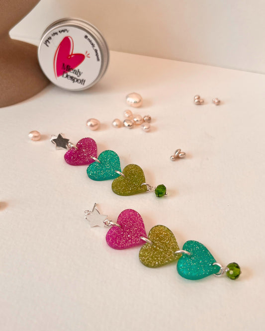 Aros Trio de Corazones