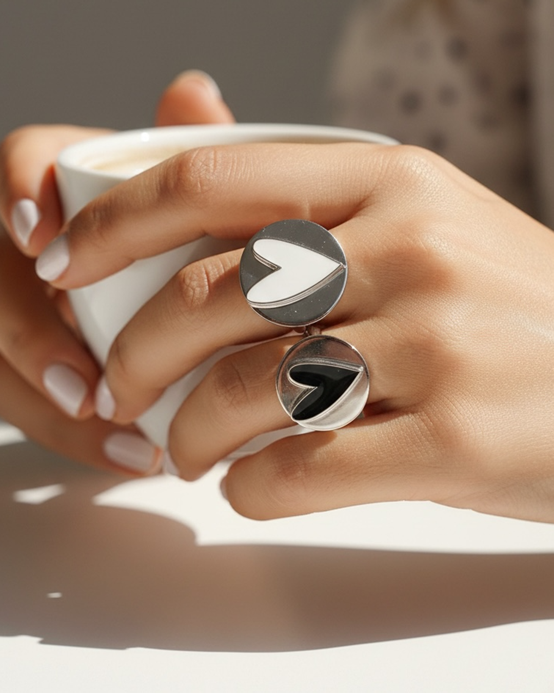 Anillo de Circulo Corazón M